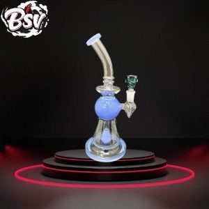 8inch Cone Perk Sphere Water Pipe With Bent Neck