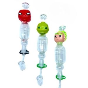 8in Hand Pipe Rig W/ Water Chamber Spiderman