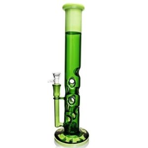 SYFY Glass Swiss Percolator Wide Chamber Straight Tube