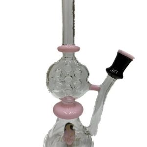 Recycler W/ Swiss Perc Worked Joint And Mouthpiece