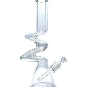 14in Beaker Zong Clear Glass