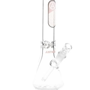Antidote Glass 12in 8.5mm Beaker CFL Pink CL