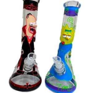 Mixed Design Hand Painted Beakers