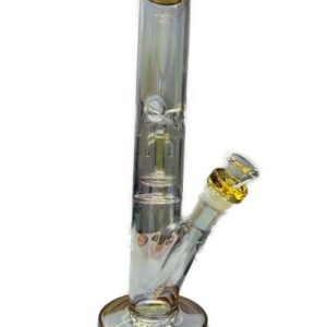 8in Waterpipe Pearl W/ Glow In The Dark Perc