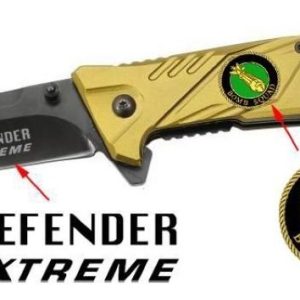 Folding Knife 4.5" Gold C/O