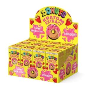 Donuts Kratom Shots Extract 12pk 30ml/100mg Strawberry