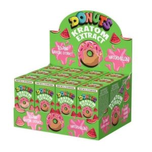 Donuts Kratom Shots Extract 12pk 30ml/250mg Watermelon