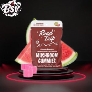 Road Trip Amanita Blend Mushroom Gummies Watermelon