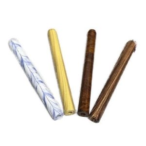 Metal Cigarette One Hitter Wood Colored Design