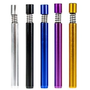 Metal Bat One Hitter Colored W/ Spring