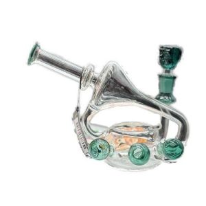 5in Turbine Sitting Waterpipe 3 Bulbs