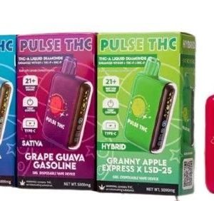Pulse THC 5g THC-A Disposable 5ct Display Razz Runtz #69