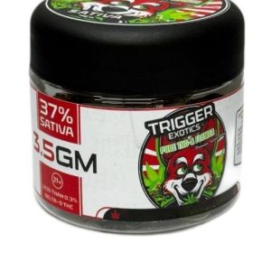 Trigger Exotics Pure 3.5g THC-A Flower Kali Mist Sativa