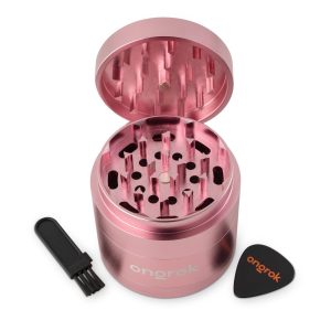 Ongrok Premium 4 Piece EZ Grinder Rose Gold
