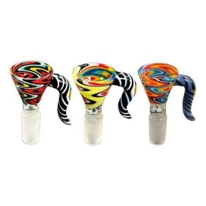 Heavy Duty Zig Zag Spiral Bowl With Handle