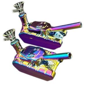 6in Electro Rainbow War Tank Water Pipe