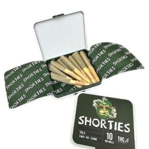 Shorties THC-A Pre Rolls 10ct Pack Blue Widow