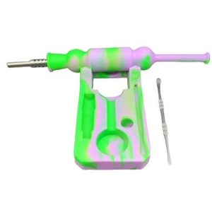 Silicone Nectar Collector With Silicone Stand