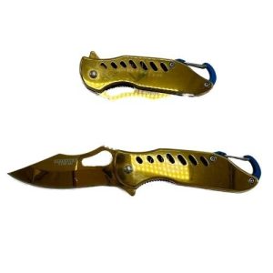 3.75" Gold Handle Knife