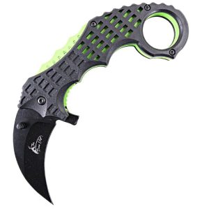 TheBoneEdge 6" Green & Black Colors Ball Bearing Spring Assisted