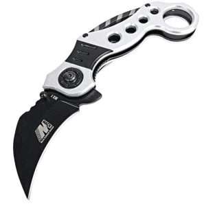 MACK 7" Karambit Style Spring Assisted Folding Knife 3CR13 Stain