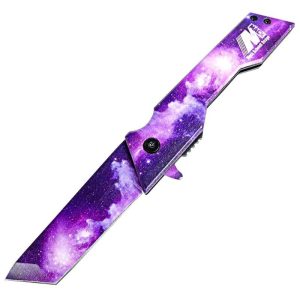 MACK 8" Cosmic Spring Assisted Folding Knife 3CR13 Stainless Ste