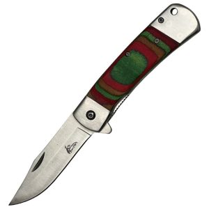 4.5" Closed S/A Knife Multi Wood Handle