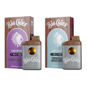 Big Chief Live Resin THC A+P 3g Disposable Triple Scoops
