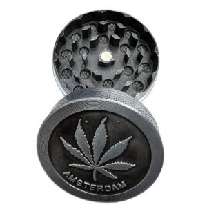 Pocket Grinder Amsterdam Leaf 3pc