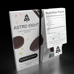 Astro Eight X Sitlo Delta 8 Chocolate Bar Cookies & Cream