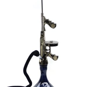 Zebra Chicago Gun M16 Hookah Yellow Bronze