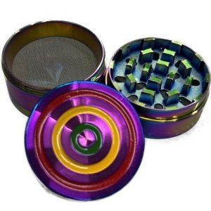 Rainbow Bullseye Grinder 4pc