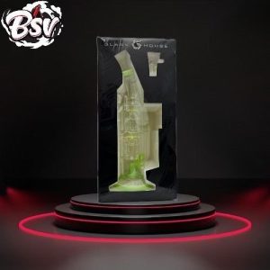 Glass House 10in Double Tree Perc Straight Waterpipe