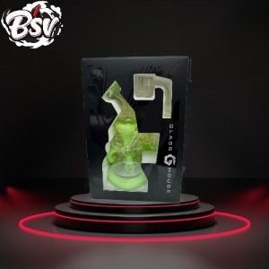 Glass House Hourglass Mini Recycler Waterpipe