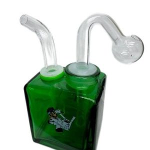 Oil Burner Cube Waterpipe W/Print