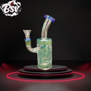 Mayan Short Bottom Waterpipe W/Bent Neck