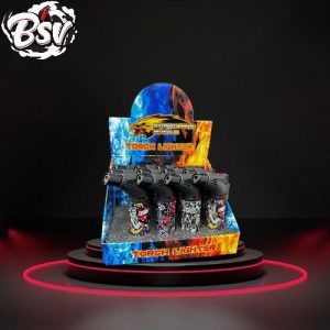 Screaming Eagle Side Torch Tattoo 12pc Display