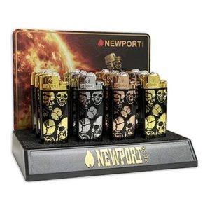 Newport Zero NZL121 Torch Skull Lighters