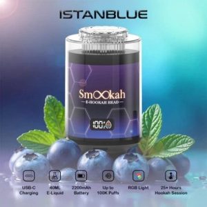 Smookah 2 in 1 Disposable Hookah 100k Puff Istanblue