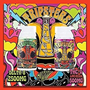 Tripsters D8/THC-V Cactus Kool Gummies 3000MG