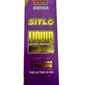 Sitlo Liquid Diamonds 2g Disposable THC-A Apple Sauce