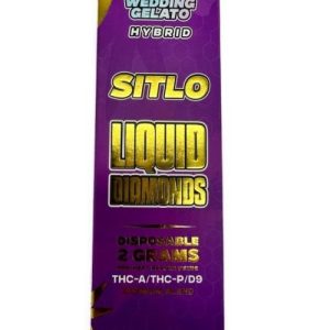 Sitlo Liquid Diamonds 2g Disposable THC-A Wedding Gelato