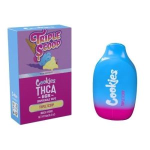Cookies 6g THCA Disposable Triple Scoop Indica Hybrid