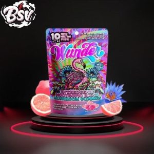 Wunder Mushroom Blend 1200mg Gummies 10ct Pink Lemonade