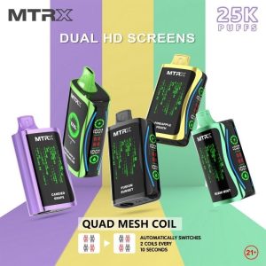 MTRX 25000 Puff Disposable Green Apple Watermelon