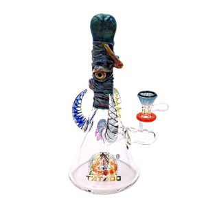 Tataoo C50 8.5 Inch Devils Eye with Horns Blue, Green, Teal