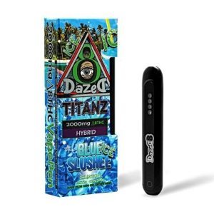 Dazed Titanz 2 Gram D8 Disposable Blue Slushie Ice Hybrid