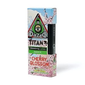 Dazed Titanz 2 Gram D8 Disposable Cherry Blossom Indica