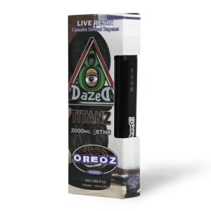 Dazed Titanz 2 Gram D8 Disposable Oreoz Hybrid