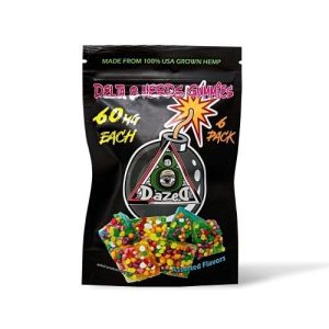 Dazed D8 Gummy Nerd 60MG/Gummy 10 Pack/Display